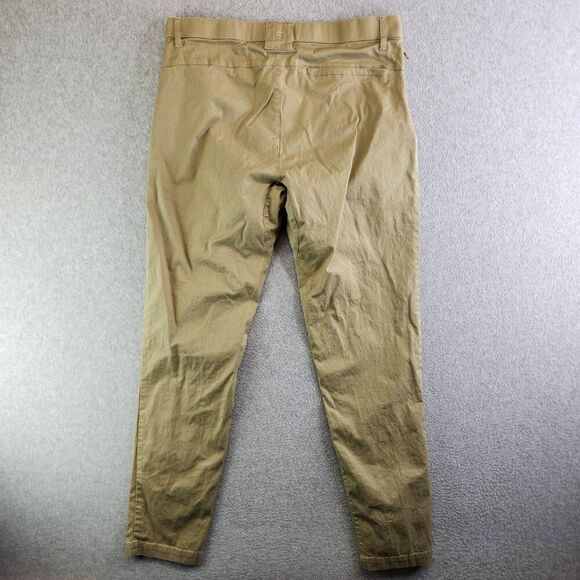 Fabletics Pants Mens 32X31 Khaki Tapered Slim Travel Golf Office Commute Chino - Picture 6 of 16